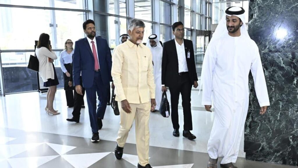 Chandrababu Naidu discusses bilateral trade, AI-based citizen services with UAE leaders