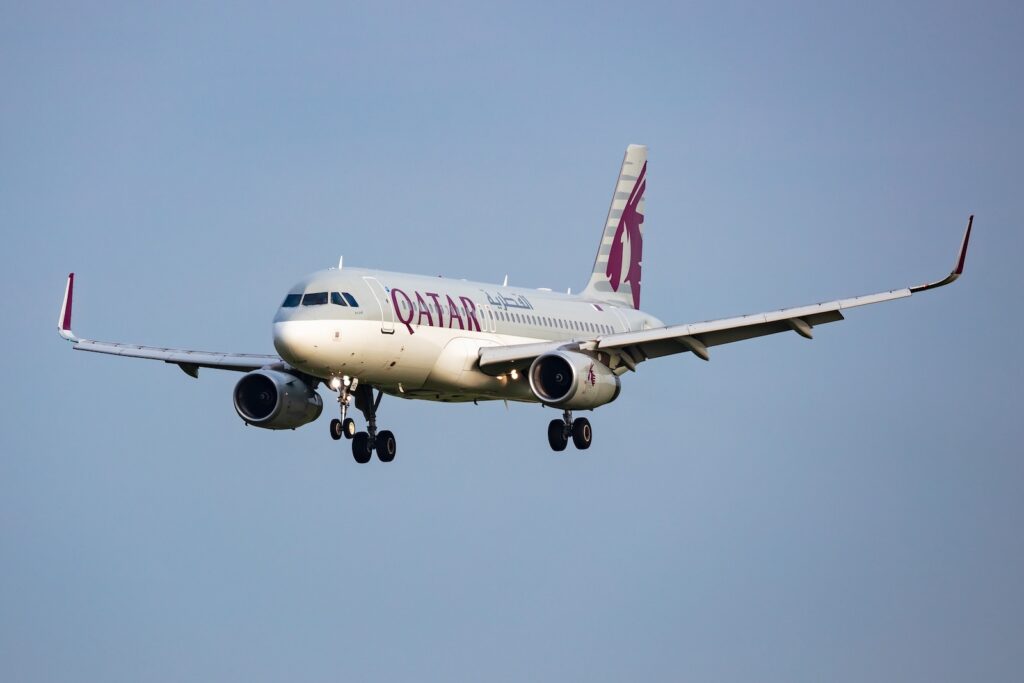 A Qatar Airways Airbus A320
